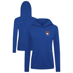 Chicago Cubs Levelwear Women's Cooperstown Collection Relay Core Logo Pullover Hoodie - MLB