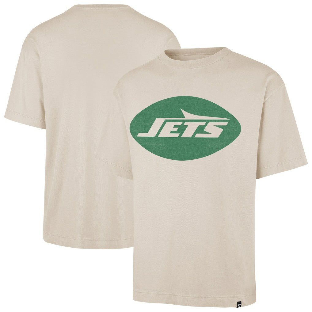 New York Jets '47 Bouldering Imprint Ravine Foundation T-Shirt Tan | 47 brand