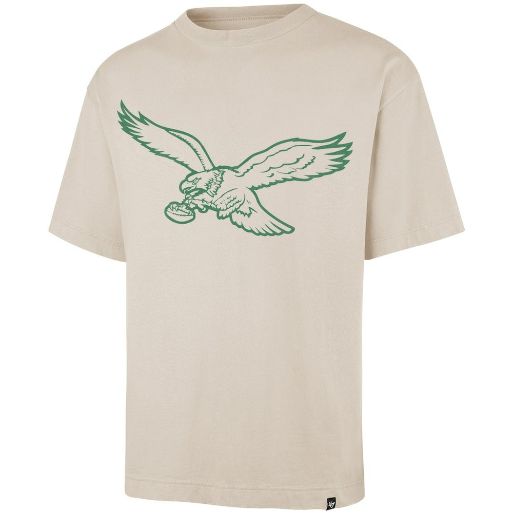 Philadelphia Eagles '47 Bouldering Imprint Ravine Foundation Throwback T-Shirt Tan | 47 brand