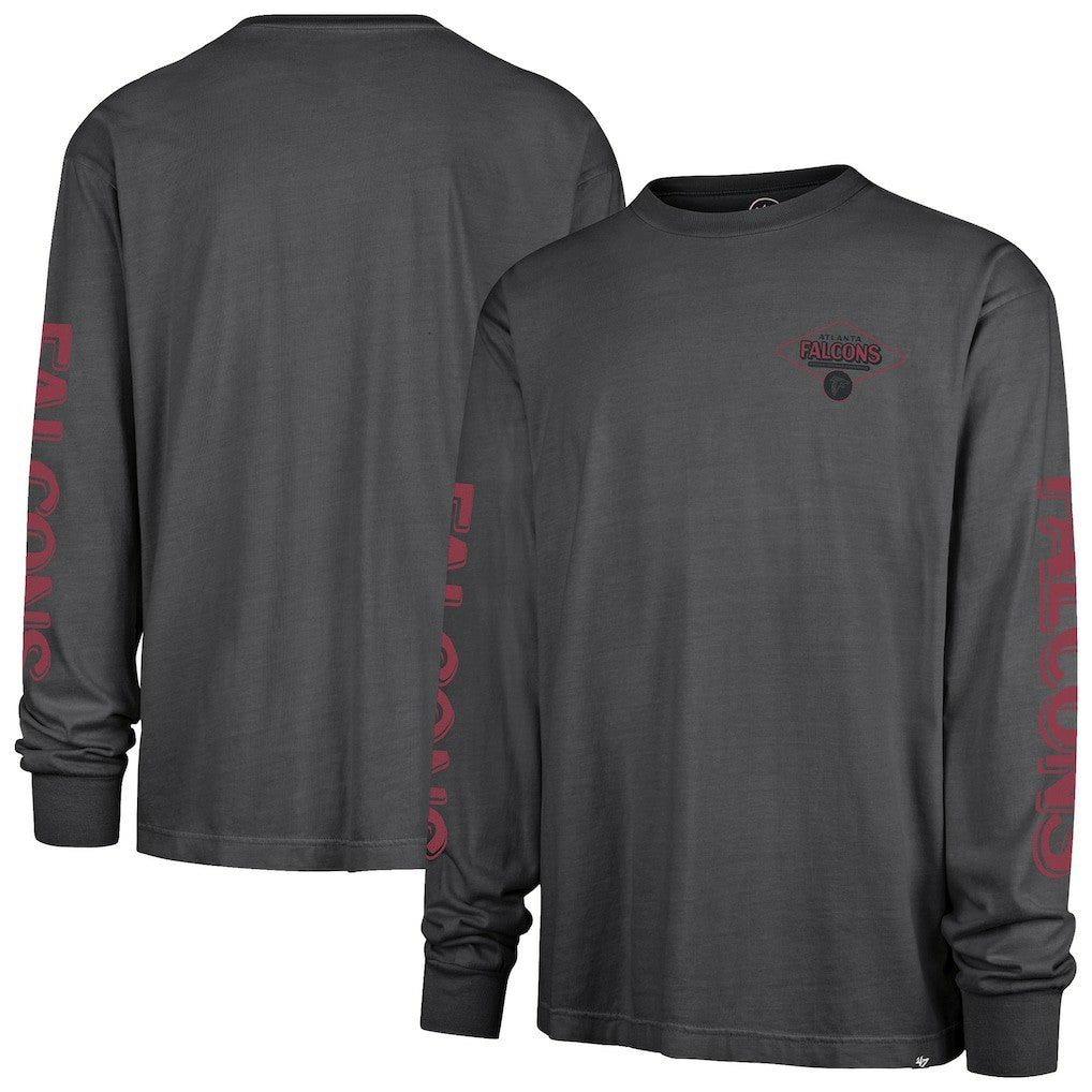 Atlanta Falcons '47 Cairn Ravine Foundation Long Sleeve T-Shirt Black | 47 brand