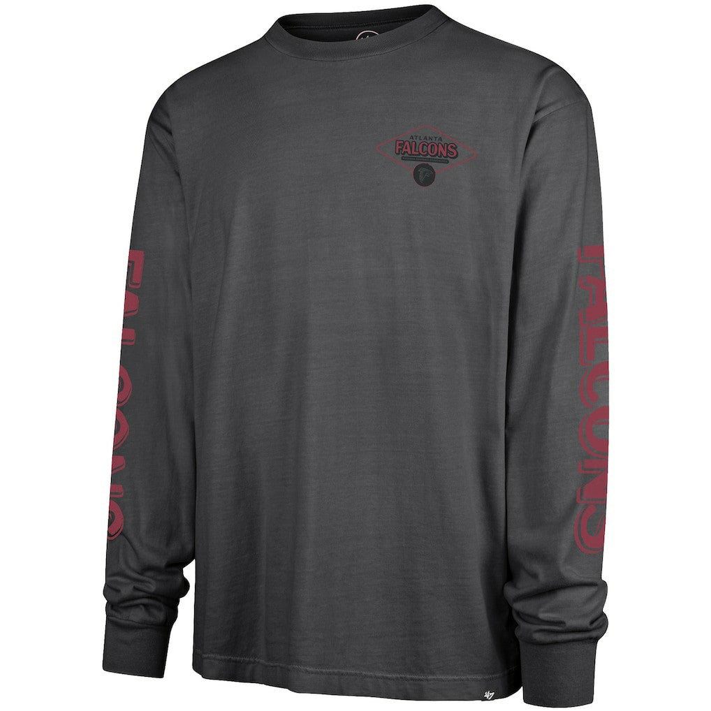 Atlanta Falcons '47 Cairn Ravine Foundation Long Sleeve T-Shirt Black | 47 brand