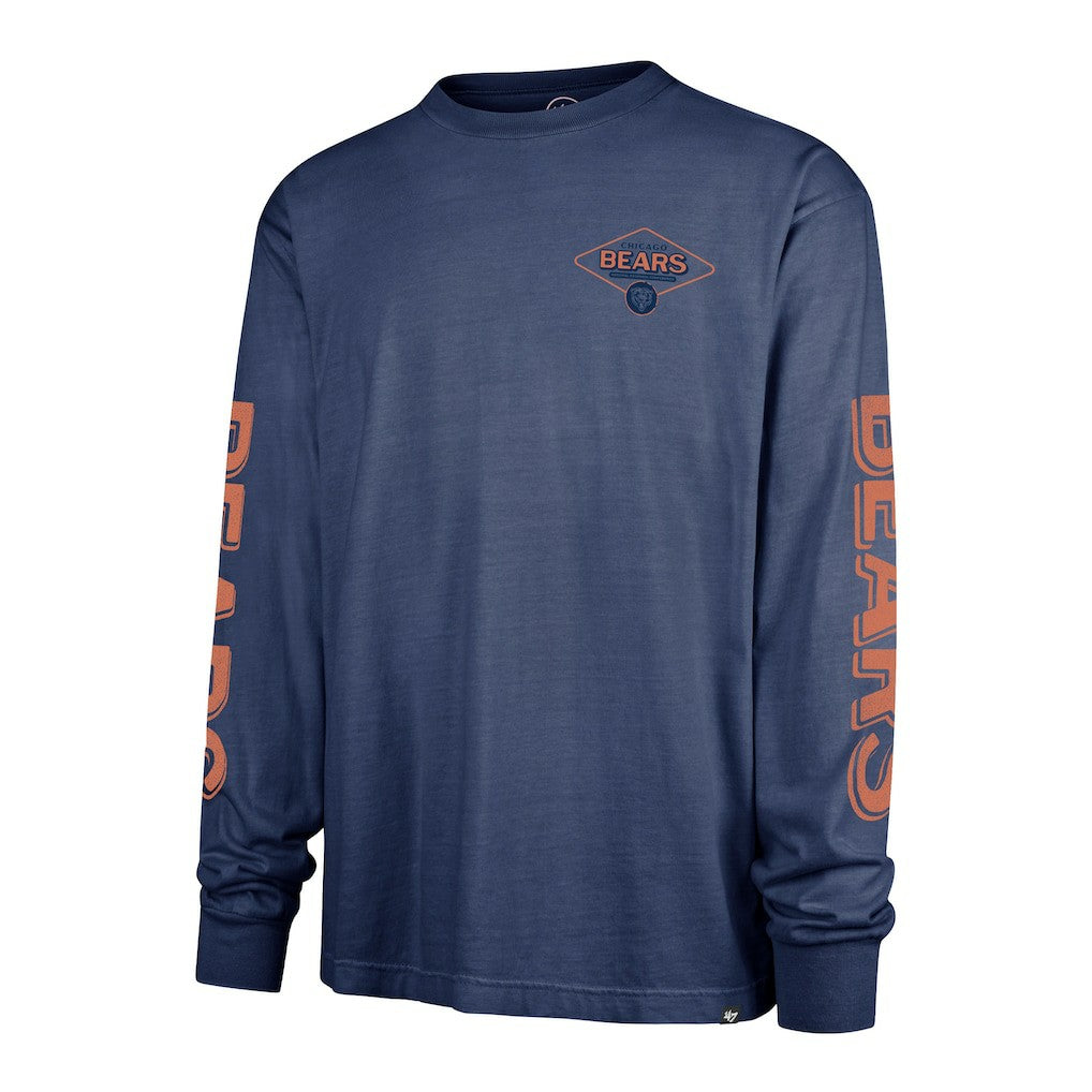 Chicago Bears '47 Cairn Ravine Foundation Long Sleeve T-Shirt Navy | 47 brand