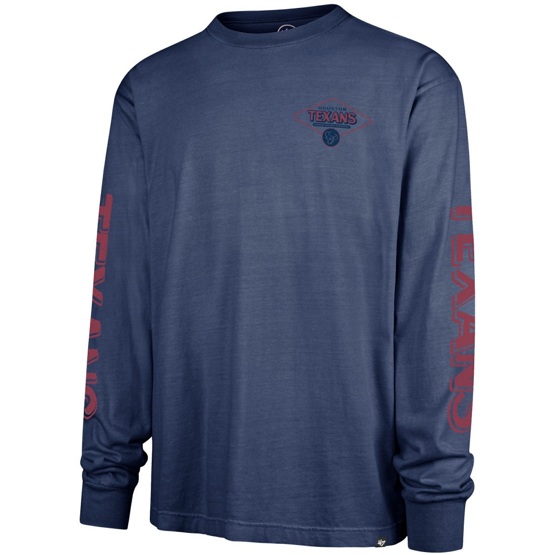 Houston Texans '47 Cairn Ravine Foundation Long Sleeve T-Shirt Navy | 47 brand