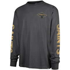 New Orleans Saints '47 Cairn Ravine Foundation Long Sleeve T-Shirt Black | 47 brand