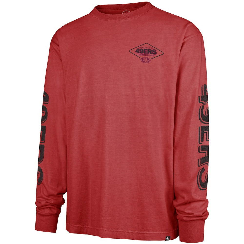 San Francisco 49ers '47 Cairn Ravine Foundation Long Sleeve T-Shirt Scarlet | 47 brand