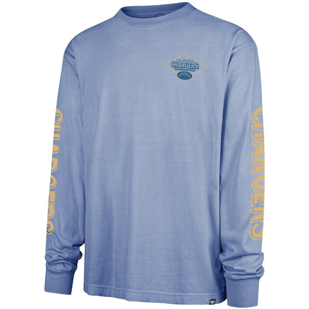 Los Angeles Chargers '47 Cairn Ravine Foundation Long Sleeve T-Shirt Powder Blue | 47 brand
