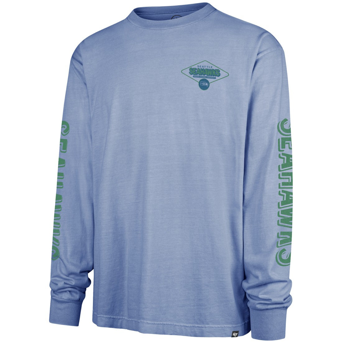 Seattle Seahawks '47 Cairn Ravine Foundation Throwback Long Sleeve T-Shirt Blue | 47 brand