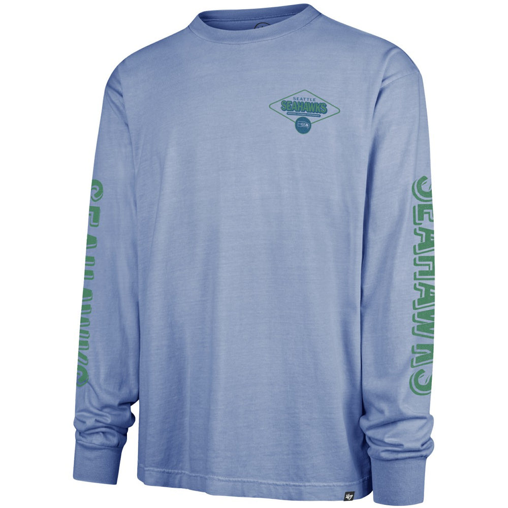 Seattle Seahawks '47 Cairn Ravine Foundation Throwback Long Sleeve T-Shirt Blue | 47 brand