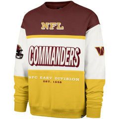 Washington Commanders '47 Breeze Maximalist Sweatshirt Burgundy/Gold | 47 brand