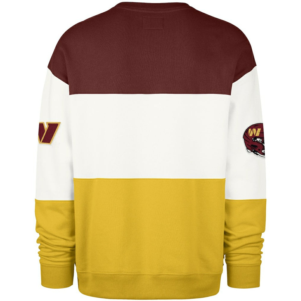 Washington Commanders '47 Breeze Maximalist Sweatshirt Burgundy/Gold | 47 brand
