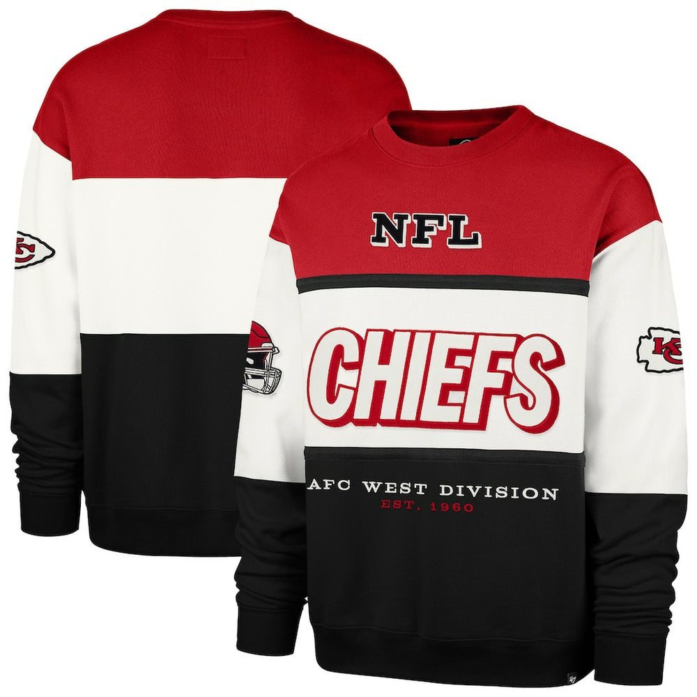 Kansas City Chiefs '47 Breeze Maximalist Sweatshirt Red/Black | 47 brand