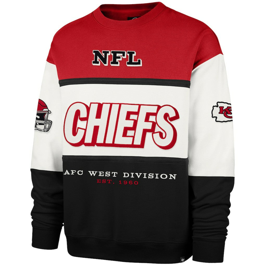Kansas City Chiefs '47 Breeze Maximalist Sweatshirt Red/Black | 47 brand