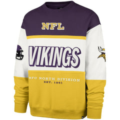 Minnesota Vikings '47 Breeze Maximalist Sweatshirt Purple/Gold | 47 brand