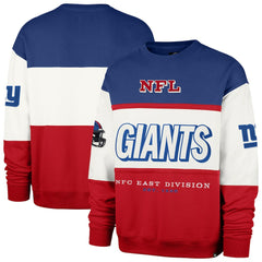 New York Giants '47 Breeze Maximalist Sweatshirt Royal/Red | 47 brand
