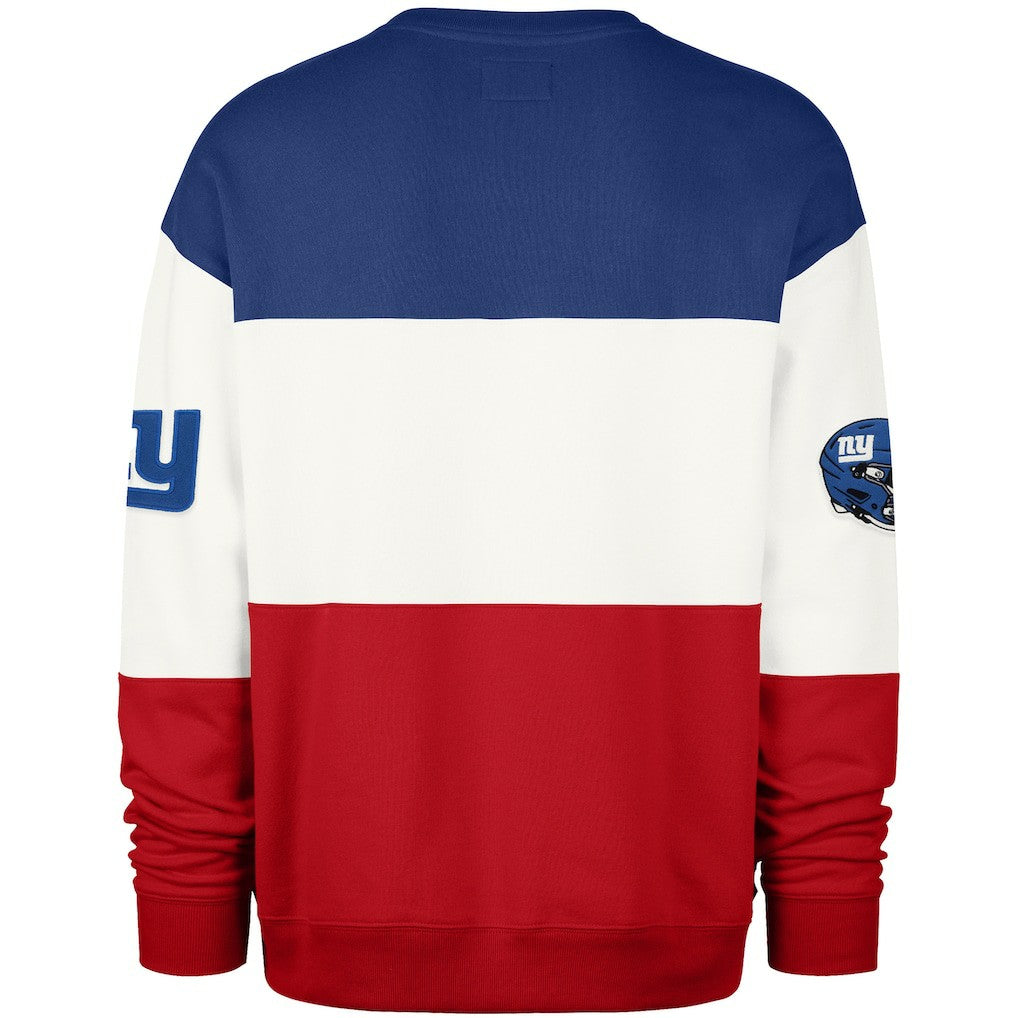 New York Giants '47 Breeze Maximalist Sweatshirt Royal/Red | 47 brand