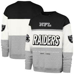 Las Vegas Raiders '47 Breeze Maximalist Sweatshirt Black/Gray | 47 brand