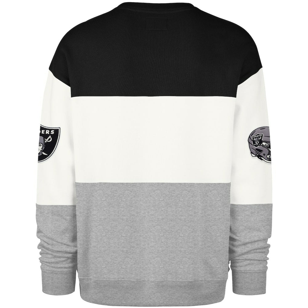 Las Vegas Raiders '47 Breeze Maximalist Sweatshirt Black/Gray | 47 brand
