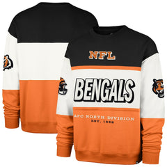 Cincinnati Bengals '47 Breeze Maximalist Sweatshirt Black/Orange | 47 brand