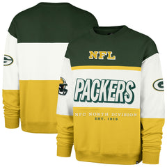 Green Bay Packers '47 Breeze Maximalist Sweatshirt Green/Gold | 47 brand