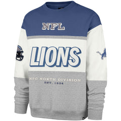 Detroit Lions '47 Breeze Maximalist Sweatshirt Blue/Gray | 47 brand