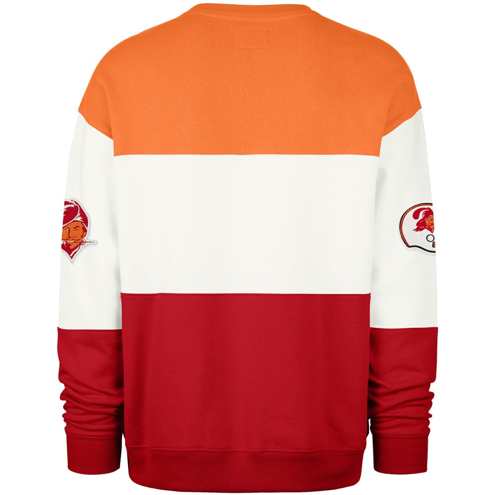 Tampa Bay Buccaneers '47 Throwback Breeze Maximalist Sweatshirt Orange/Red | 47 brand