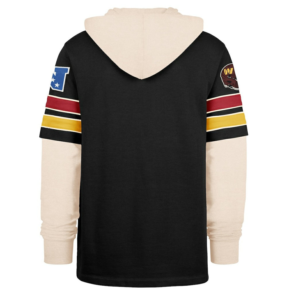 Washington Commanders '47 Split Zone Cornerback Duo Hoodie Black | 47 brand