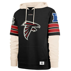 Atlanta Falcons '47 Split Zone Cornerback Duo Hoodie Black | 47 brand