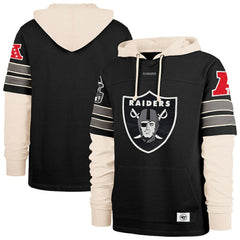 Las Vegas Raiders '47 Split Zone Cornerback Duo Hoodie Black | 47 brand