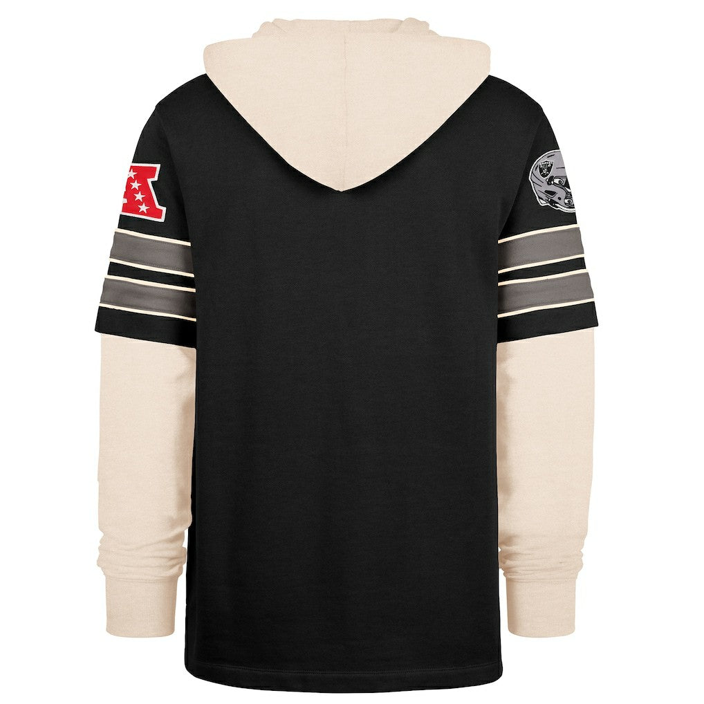 Las Vegas Raiders '47 Split Zone Cornerback Duo Hoodie Black | 47 brand