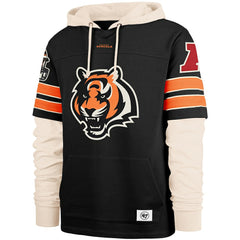Cincinnati Bengals '47 Split Zone Cornerback Duo Hoodie Black | 47 brand