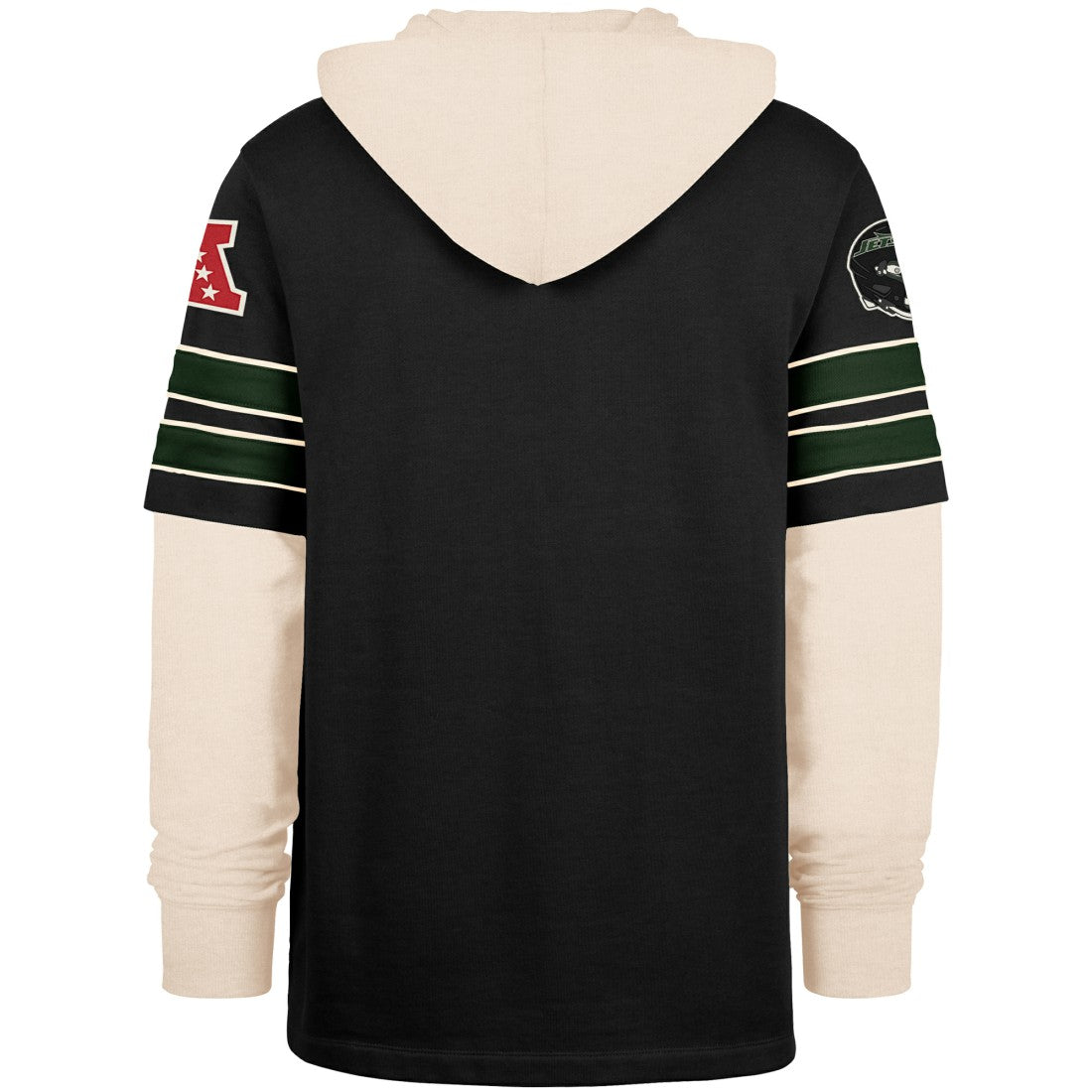 New York Jets '47 Split Zone Cornerback Duo Hoodie Black | 47 brand