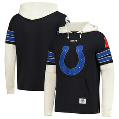 Indianapolis Colts '47 Split Zone Cornerback Duo Hoodie Black | 47 brand