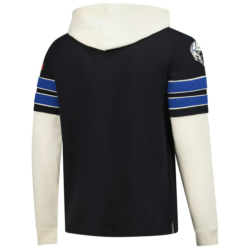 Indianapolis Colts '47 Split Zone Cornerback Duo Hoodie Black | 47 brand