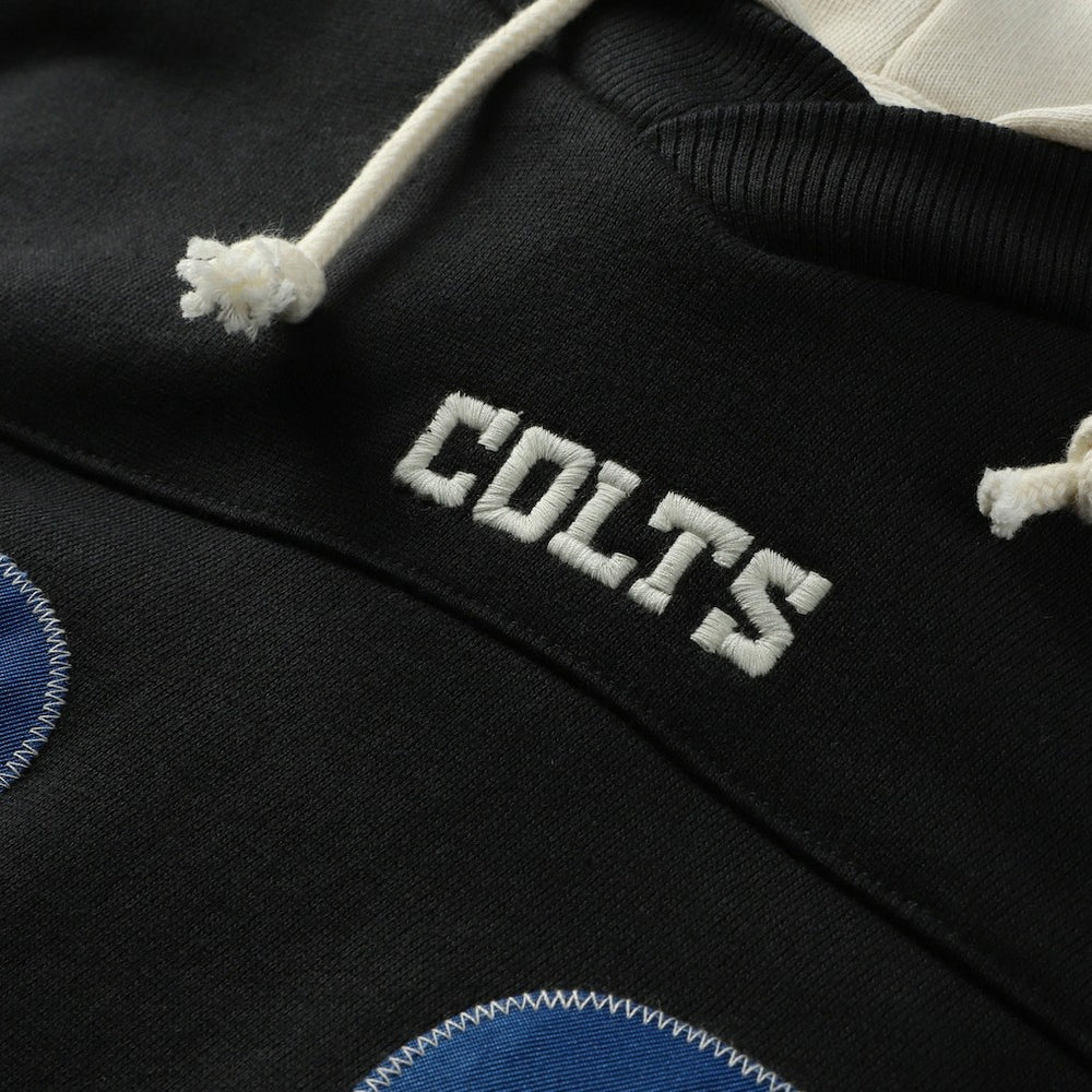 Indianapolis Colts '47 Split Zone Cornerback Duo Hoodie Black | 47 brand