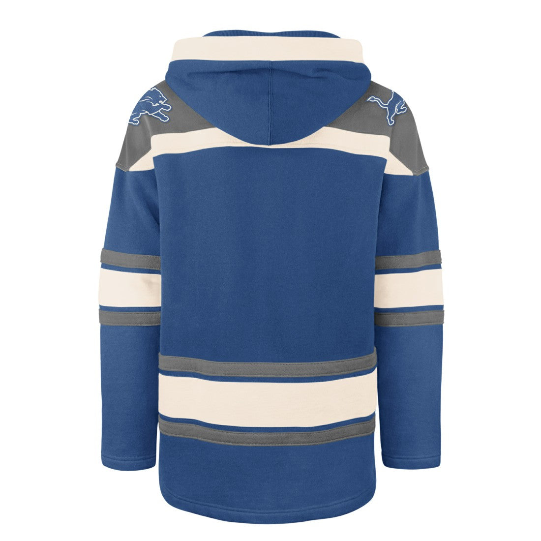 Detroit Lions '47 Men's Superior Lacer Hoodie Blue | 47 brand
