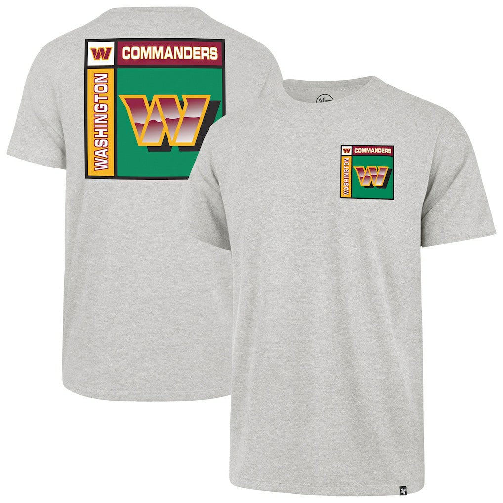 Washington Commanders '47 Chrome Plate Franklin T-Shirt Gray | 47 brand