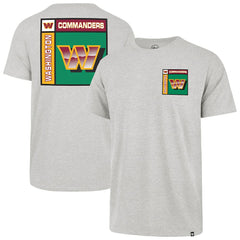 Washington Commanders '47 Chrome Plate Franklin T-Shirt Gray | 47 brand