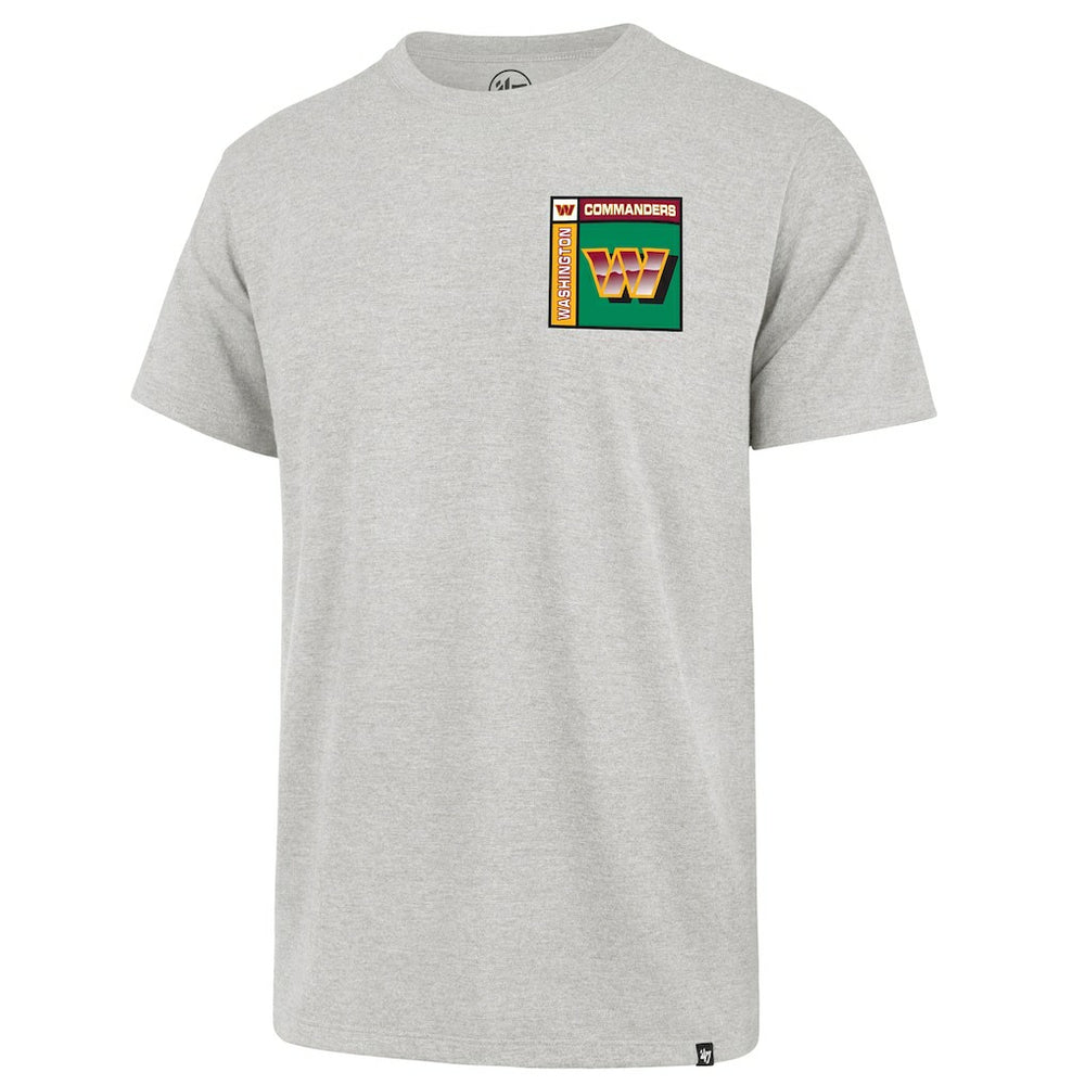 Washington Commanders '47 Chrome Plate Franklin T-Shirt Gray | 47 brand