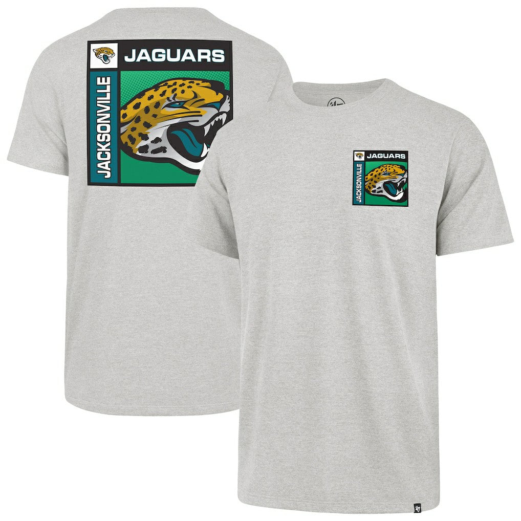 Jacksonville Jaguars '47 Chrome Plate Franklin T-Shirt Gray | 47 brand