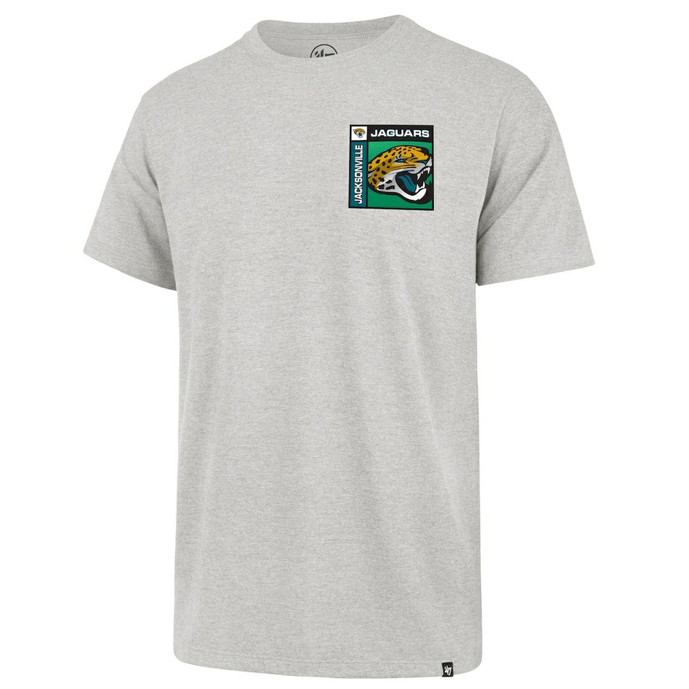 Jacksonville Jaguars '47 Chrome Plate Franklin T-Shirt Gray | 47 brand