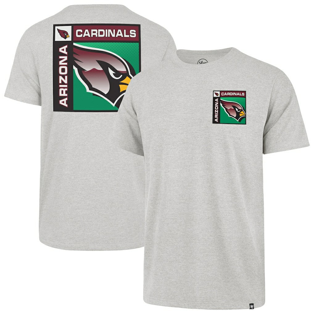 Arizona Cardinals '47 Chrome Plate Franklin T-Shirt Gray | 47 brand