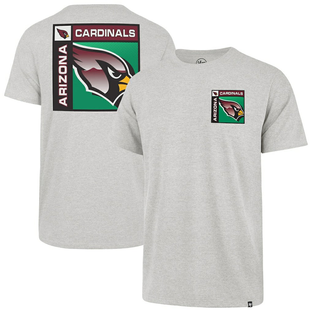 Arizona Cardinals '47 Chrome Plate Franklin T-Shirt Gray | 47 brand
