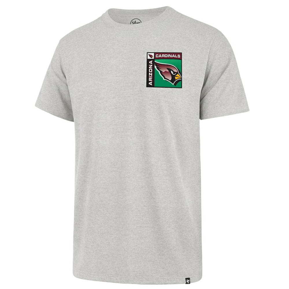 Arizona Cardinals '47 Chrome Plate Franklin T-Shirt Gray | 47 brand