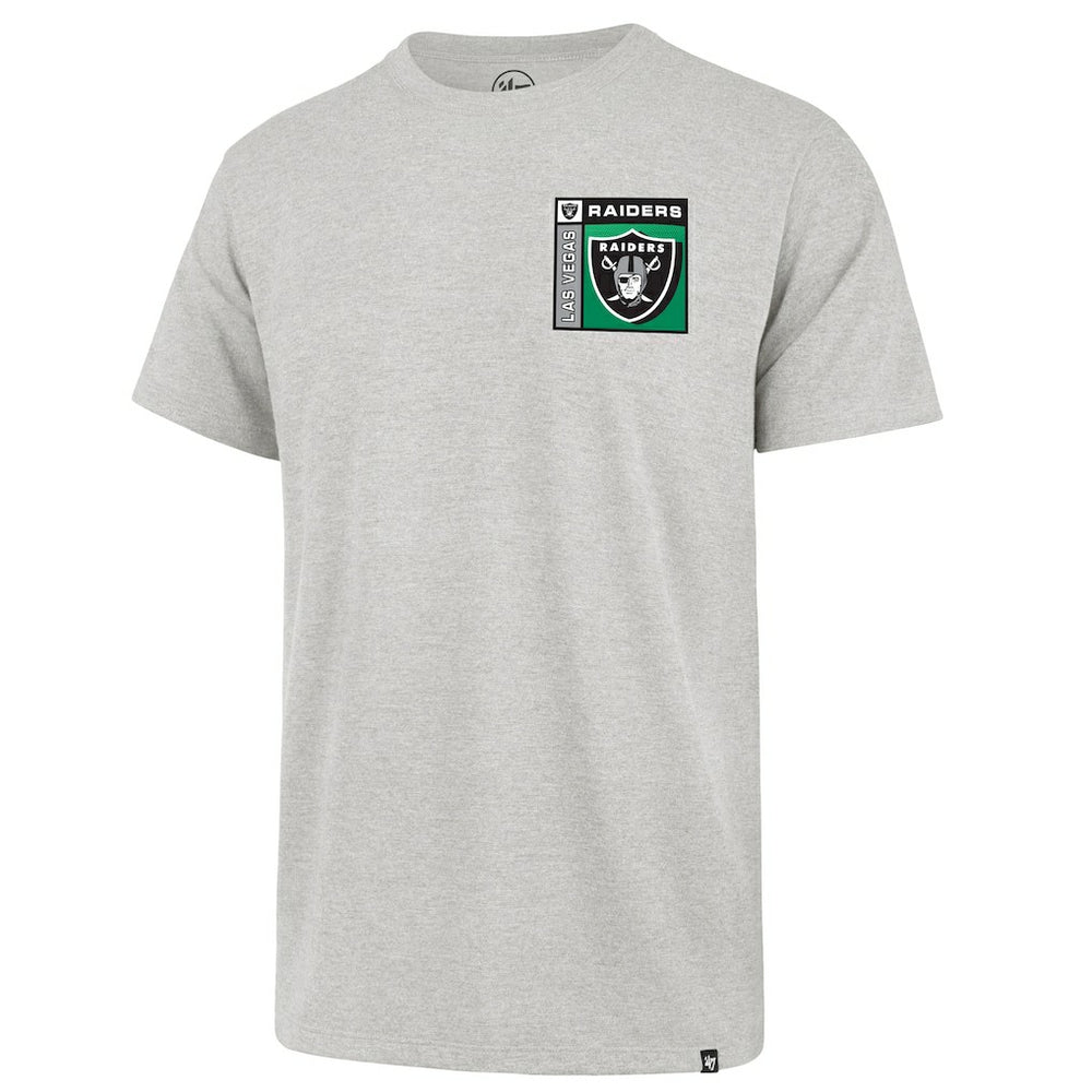 Las Vegas Raiders '47 Chrome Plate Franklin T-Shirt Gray | 47 brand