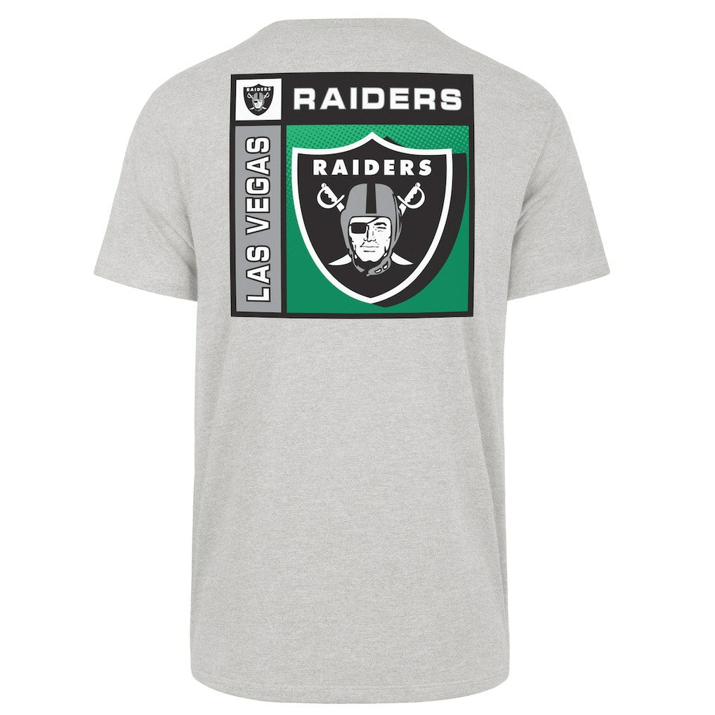 Las Vegas Raiders '47 Chrome Plate Franklin T-Shirt Gray | 47 brand