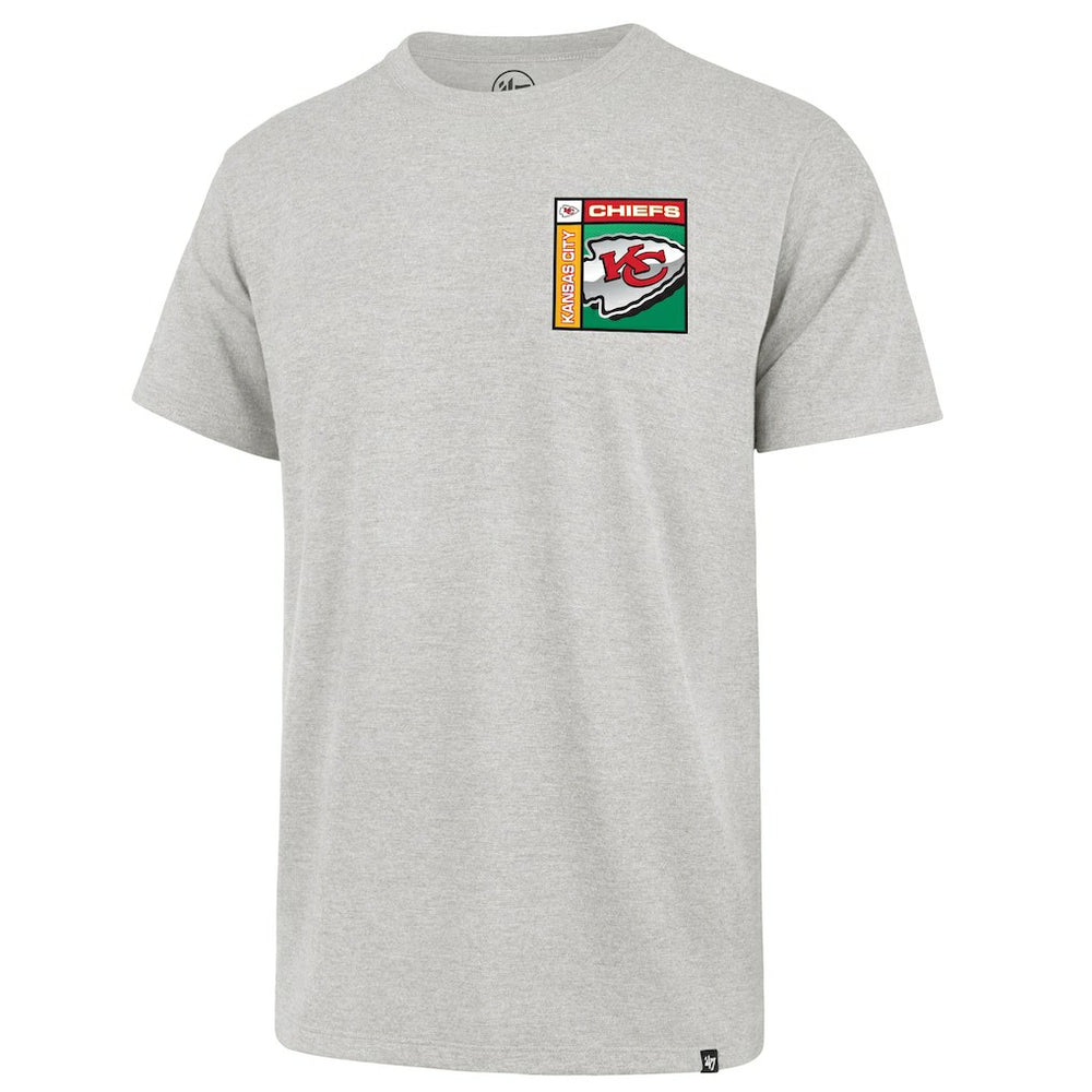 Kansas City Chiefs '47 Chrome Plate Franklin T-Shirt Gray | 47 brand