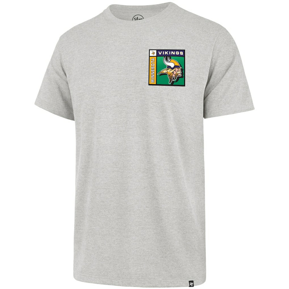 Minnesota Vikings '47 Chrome Plate Franklin T-Shirt Gray | 47 brand