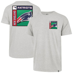 New England Patriots '47 Chrome Plate Franklin T-Shirt Gray | 47 brand
