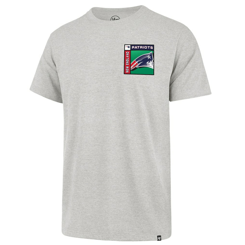 New England Patriots '47 Chrome Plate Franklin T-Shirt Gray | 47 brand