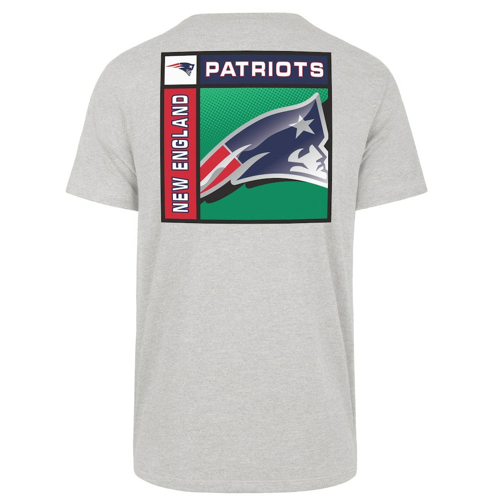 New England Patriots '47 Chrome Plate Franklin T-Shirt Gray | 47 brand